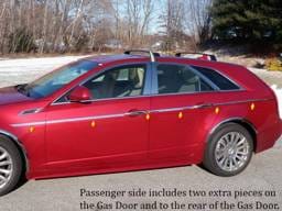 CADILLAC CTS SPORT WAGON 4dr QAA Stainless 14pcs Side Accent Trim AT50256