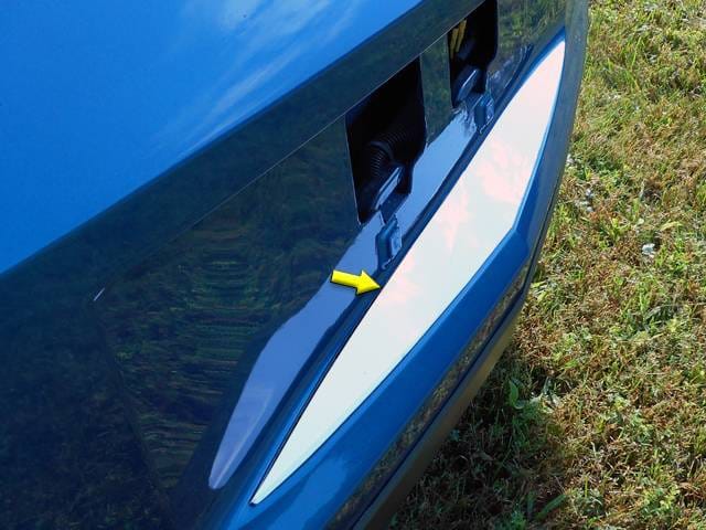 CHEVROLET CAMARO 2dr QAA Stainless 1pcs Rear Bumper Accent RB50100