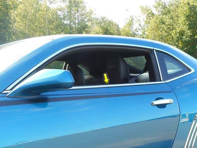 CHEVROLET CAMARO 2dr QAA Stainless 2pcs Window Sill Accent WS50100