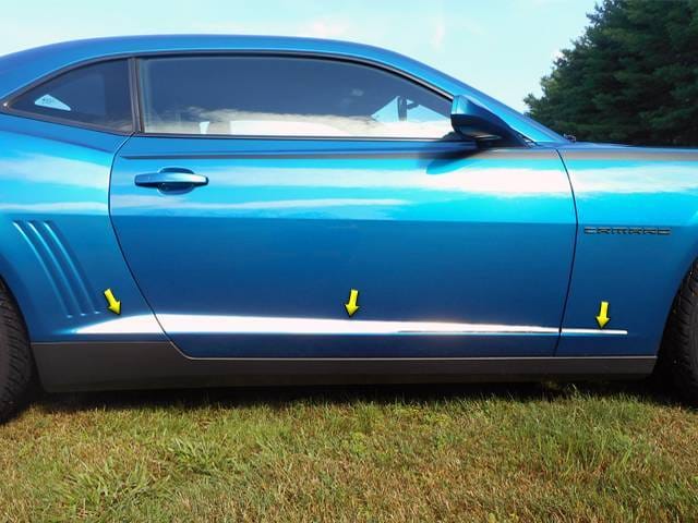 CHEVROLET CAMARO 2dr QAA Stainless 6pcs Molding Insert MI50100