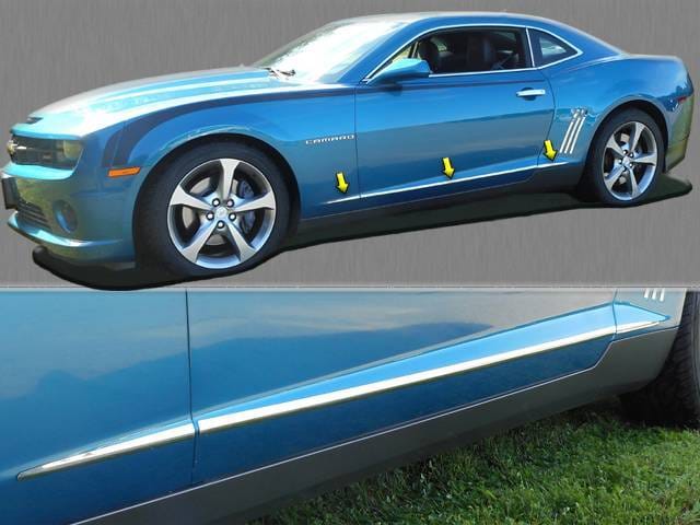 CHEVROLET CAMARO 2dr QAA Stainless 6pcs Side Accent Trim AT50100