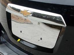 CHEVROLET EQUINOX 4dr QAA Stainless 1pcs License Plate Bezel LP50160