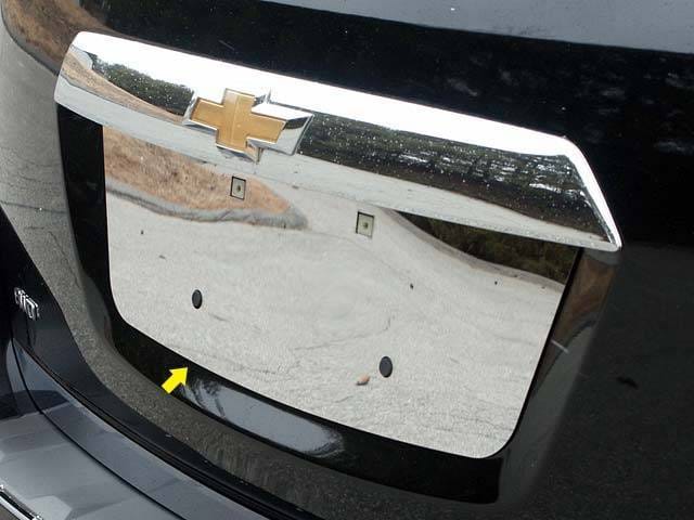 CHEVROLET EQUINOX 4dr QAA Stainless 1pcs License Plate Bezel LP50160