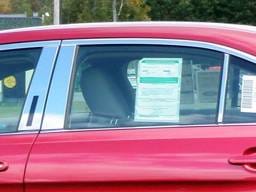 FORD TAURUS 4dr QAA Stainless 6pcs Pillar Trim PP50491