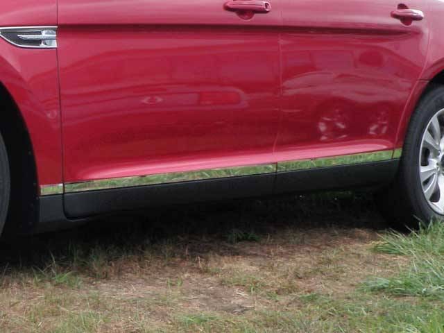 FORD TAURUS 4dr QAA Stainless 8pcs Rocker Panel Trim TH50490