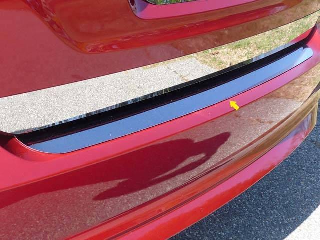 FORD FUSION 4dr QAA Stainless 1pcs Rear Bumper Accent RB50390