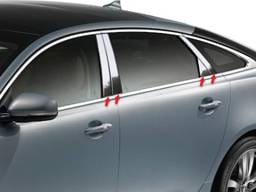 JAGUAR XJ 4dr QAA Stainless 8pcs Pillar Trim PP11096