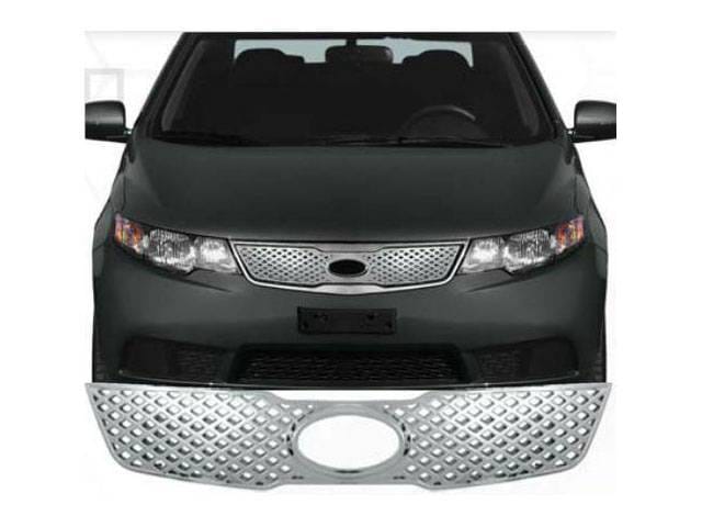 KIA FORTE 4dr QAA Chrome ABS plastic 1pcs Grille Accent SGB10813