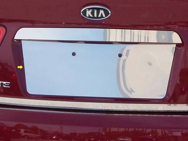 KIA FORTE 4dr QAA Stainless 1pcs License Plate Bezel LP10810