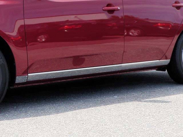 KIA FORTE 4dr QAA Stainless 6pcs Rocker Panel Trim TH10810