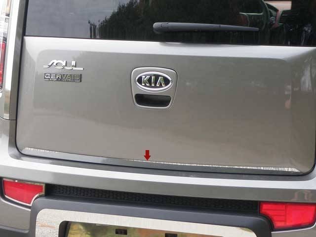 KIA SOUL 4dr QAA Stainless 1pcs Rear Deck Accent RD10830