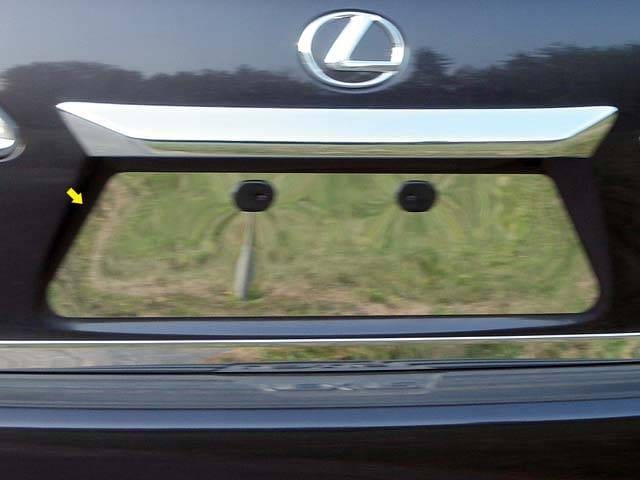 LEXUS RX450 4dr QAA Stainless 1pcs License Plate Bezel LP10125