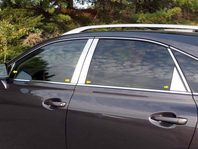 LEXUS RX450 4dr QAA Stainless 10pcs Pillar Trim PP10128 thumbnail 3