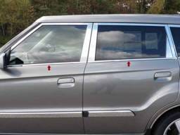 KIA SOUL 4dr QAA Stainless 4pcs Window Sill Accent WS10830