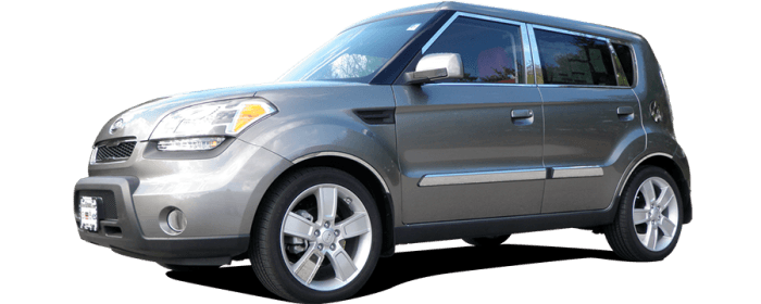 KIA SOUL 4dr QAA Stainless 4pcs Window Sill Accent WS10830 thumbnail 3