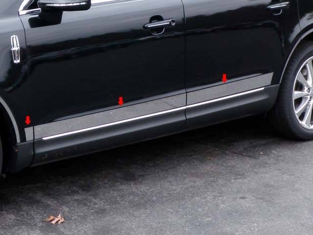 LINCOLN MKT 4dr QAA Stainless 6pcs Rocker Panel Trim TH50670