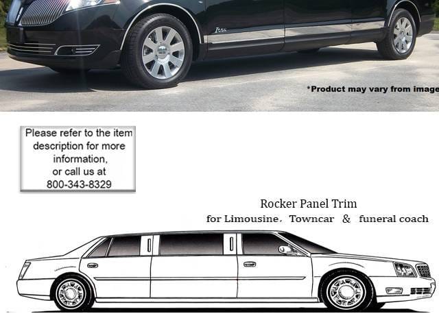 LINCOLN MKT 5dr QAA Stainless 11pcs Rocker Panel Trim TH50676