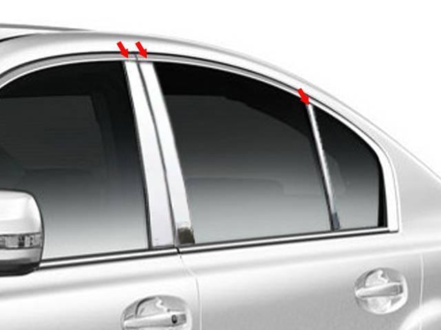 SUBARU LEGACY 4dr QAA Stainless 6pcs Pillar Trim PP10446