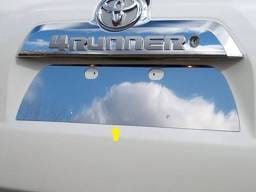 TOYOTA 4RUNNER 4dr QAA Stainless 1pcs License Plate Bezel LP10177