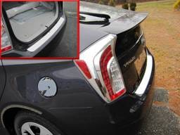 TOYOTA PRIUS 4dr QAA Stainless 1pcs Rear Bumper Accent RB10135