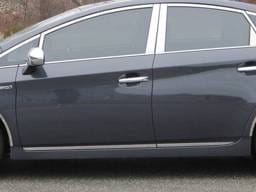 TOYOTA PRIUS 4dr QAA Stainless 4pcs Rocker Panel Trim TH10135