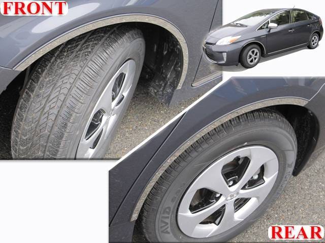 TOYOTA PRIUS 4dr QAA Stainless 4pcs Wheel Well Accent WQ10135