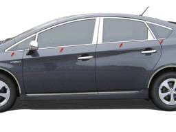 TOYOTA PRIUS 4dr QAA Stainless 8pcs Window Sill Accent WS10135