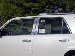 TOYOTA 4RUNNER 4dr QAA Stainless 4pcs Window Accent Package WP10178