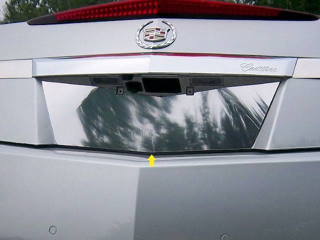 CADILLAC CTS COUPE 2dr QAA Stainless 1pcs License Plate Bezel LP50254