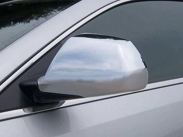 CADILLAC CTS COUPE 2dr QAA Chrome ABS plastic 2pcs Mirror Cover MC48251 thumbnail 3