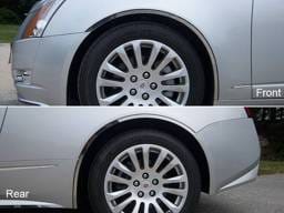 CADILLAC CTS COUPE 2dr QAA Stainless 6pcs Wheel Well Accent WQ50254
