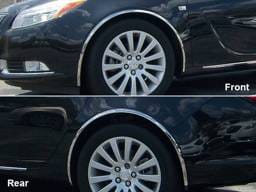 BUICK REGAL 4dr QAA Molded Stainless 4pcs Wheel Well Fender Trim WZ51575