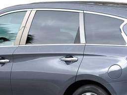 Fits Infiniti QX60 4dr QAA Stainless 6pcs Pillar Trim PP13036