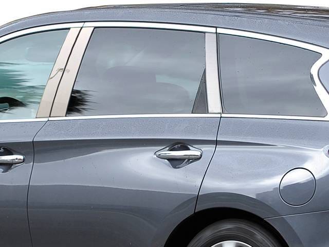 Fits Infiniti QX60 4dr QAA Stainless 6pcs Pillar Trim PP13036