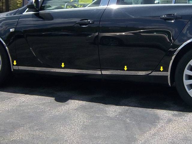 BUICK REGAL 4dr QAA Stainless 8pcs Rocker Panel Trim TH51575