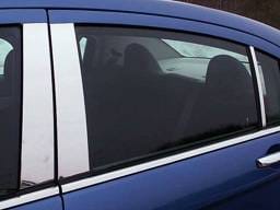 CHRYSLER 200 4dr QAA Stainless 6pcs Pillar Trim PP47781