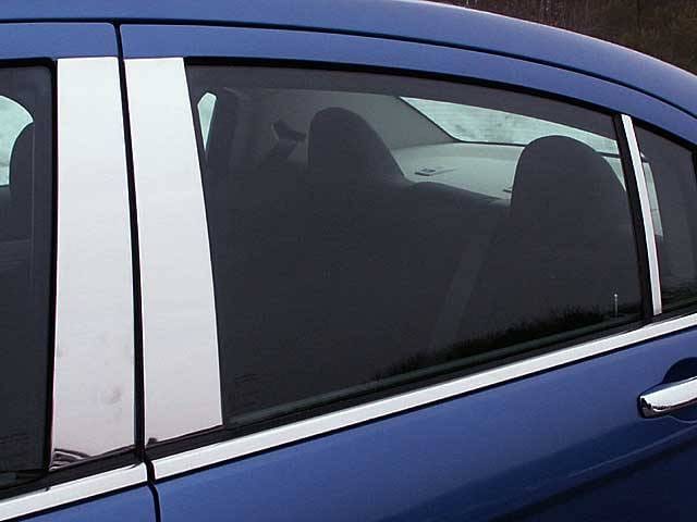 CHRYSLER 200 4dr QAA Stainless 6pcs Pillar Trim PP47781