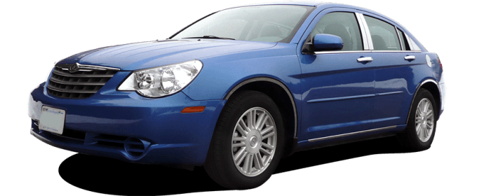 CHRYSLER 200 4dr QAA Stainless 4pcs Pillar Trim PP47780 thumbnail 3