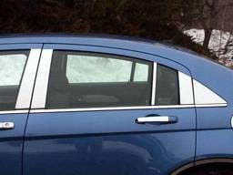 CHRYSLER 200 4dr QAA Stainless 10pcs Pillar Trim PP47783