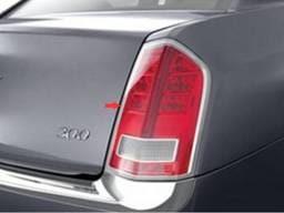 CHRYSLER 300 4dr QAA Chrome ABS plastic 2pcs Tail Light Bezels TL51760