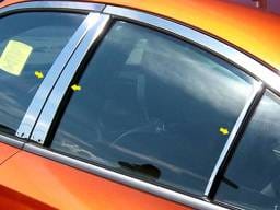 DODGE CHARGER 4dr QAA Stainless 6pcs Pillar Trim PP51911