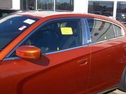 DODGE CHARGER 4dr QAA Stainless 4pcs Window Sill Accent WS51910