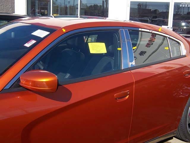DODGE CHARGER 4dr QAA Stainless 10pcs Window Accent Package WP51911