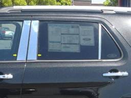 FORD EXPLORER 4dr QAA Stainless 6pcs Pillar Trim PP51333