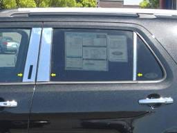 FORD EXPLORER 4dr QAA Stainless 6pcs Pillar Trim PP51331