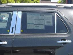 FORD EXPLORER 4dr QAA Stainless 4pcs Pillar Trim PP51330