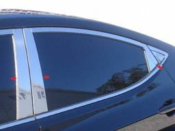 Fits Hyundai ELANTRA 4dr QAA Stainless 6pcs Pillar Trim PP11341
