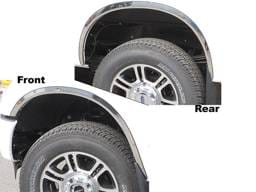 F-250/F-350 SUPER DUTY 2/4dr QAA Molded 4pc Wheel Well Fender Trim WZ51320