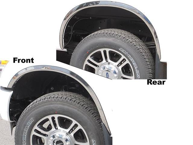 F-250/F-350 SUPER DUTY 2/4dr QAA Molded 4pc Wheel Well Fender Trim WZ51320