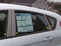 FORD FIESTA 4dr QAA Stainless 8pcs Pillar Trim PP51337